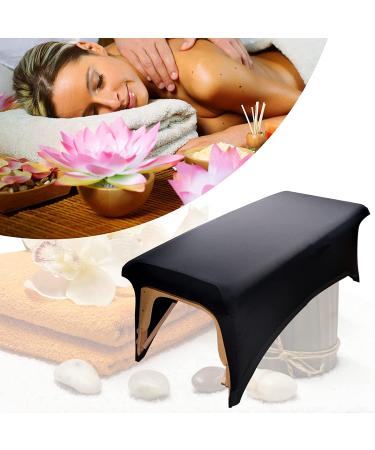 Stretchy Lash Bed Cover - Protective Spa Treatment Sheet Set for Lash/Massage Bed (Black) - Buy Online on GoSupps.com