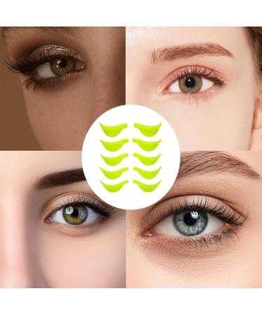 Bamyli 5 Pairs Lash Lift Shields Silicone Eyelash Perming Curler Eyelash Perm Silicone Pads Silicone Lash Lift Pads 5 Sizes XS/S/M/L/XL Reusable DIY Lashes Lifting Shield Rods Pads (Green) Fluorescent Green - Buy Online on GoSupps.com