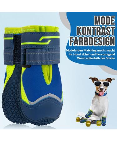 Eyein Dog Shoes - Water-Repellent Paw Protection for All Sizes | Non-Slip Sole & Reflective Velcro | Outdoor Sports Accessories - Buy Online on GoSupps.com