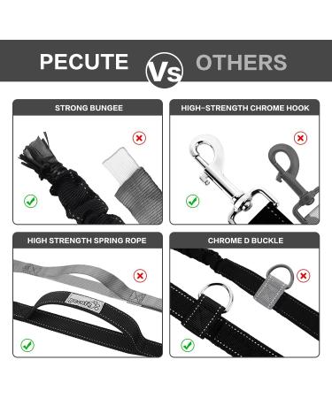 Pecute Dog Leash with Belly Belt - Jogging Leash for Large & Medium Dogs Elastic Running Leash with Belt Bag Supports Up to 110kg - Buy Online on GoSupps.com