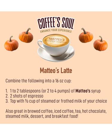 Matteo's Barista Style Sugar-Free Coffee Syrup 6 Flavour Harvest Variety Pack Zero Calories and Sugar Keto-Friendly Coffee Syrups Delicious Flavoured Coffee Syrup - 25.4 oz Syrup Bottles - Buy Online on GoSupps.com