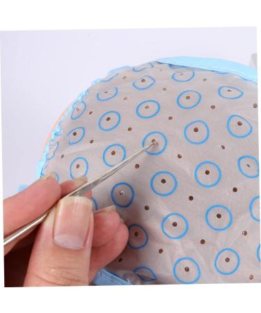 FRCOLOR Pack of 66 Disposable Highlighter Caps Hair Tints Hair Dye Cap with Needles Cap for Highlighting Hair Hats Tool Hair Colour Caps Salon Hair Cap Hair Dye Hat - Buy Online on GoSupps.com