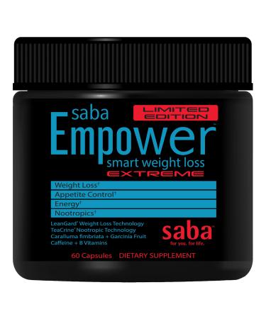 Saba Empower Smart Weight Loss Extreme - A Powerful Fat Burner & Thermogenic Weight Loss Supplement that Preserve Lean Muscle  Keto Friendly