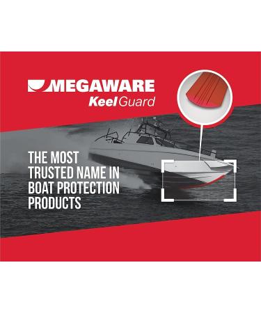 9 Kit Sizes Megaware Self-Adhesive Keel Guard for Fiberglass and Aluminum Boats - 5 Inches Wide - 12 Assorted Colors - Protects from Rocks and Oyster Beds - 8-Feet White - Buy Online on GoSupps.com