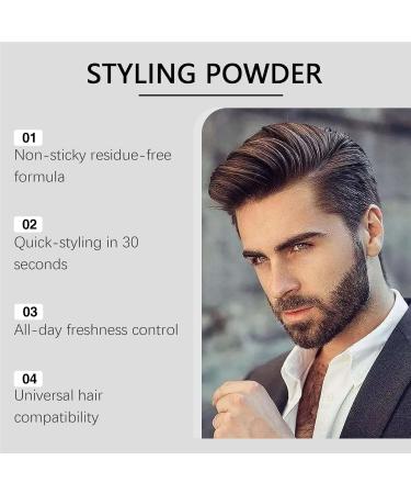 Mens Styling Powder15g Lightweight Matte Finish Styling Essentials Natural Volumizing Hair PowderFor Adults Lovers Family Father Grandfather Husband Son - Buy Online on GoSupps.com