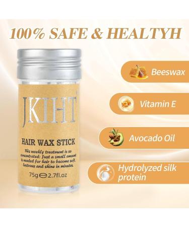 Hair Wax Stick Wig Edge Control Stick Best Natural Styling Wax Hair Oil Strong Hold Wax Stick Non-Fatty No Waste Great for Loose Hair and Wig and Wigs Floralscent 2.7oz - Buy Online on GoSupps.com