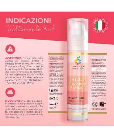  Optima Naturals 4-GLOW ORGANIC BEAUTY TREATMENT a 4-step treatment for radiant glowing skin 50 ml - Buy Online on GoSupps.com