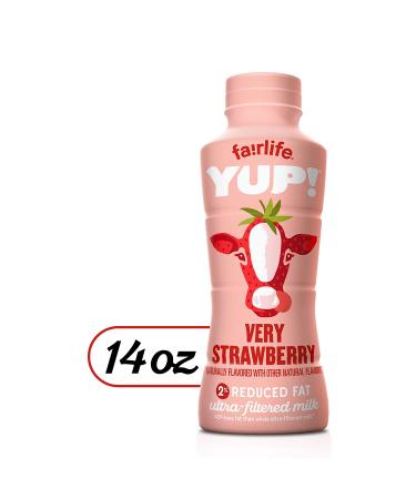 fairlife YUP! Low Fat Ultra-Filtered Strawberry Milk 14 Fl Oz (Pack of 12) - Buy Online on GoSupps.com