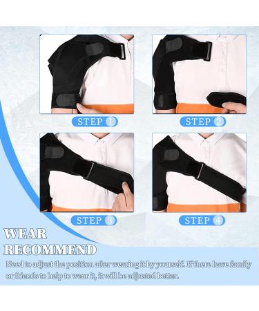 WiKSite Adjustable Shoulder Bandage | Pressure Cushion Arm Immobilizer for Stability & Relaxation | Shoulder Support for Men & Women - International Shipping Available - Buy Online on GoSupps.com