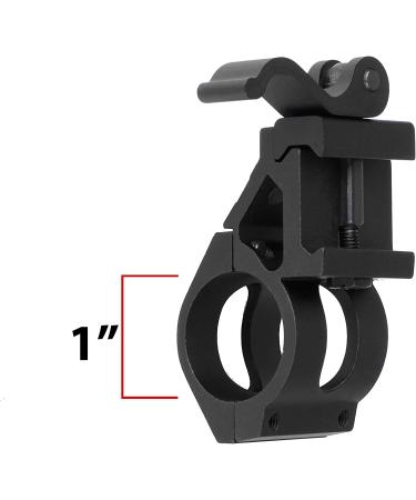 Monstrum 1 Inch Offset Picatinny Rail Mount - Quick Release Flashlight Holder - Buy Online on GoSupps.com