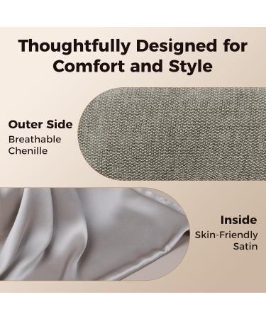 Heated Eye Mask - Moist Heat Therapy for Dry Eyes Blepharitis Dark Circles & Puffy Eyes - Perfect Gift for Men & Women (Gray - Buy Online on GoSupps.com