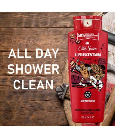 Old Spice Body Wash for Men AlphaScentauri Long Lasting Lather 24.0 fl oz (Pack of 8) - Buy Online on GoSupps.com