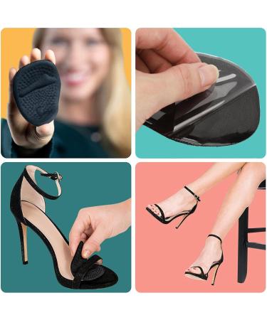Forefoot Cushion Inserts for High Heels - 2 Pairs Metatarsal Pads for Women | Comfortable Heel Support - Buy Online on GoSupps.com
