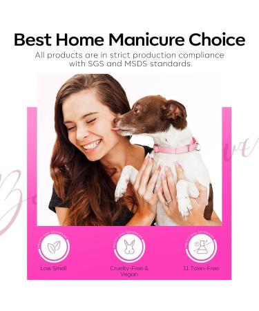 Modelones Gel Nail Polish 6 Colors Hot Pink Tones Neon Pink Shades Magenta Light Soft to Dark Gel Polish Nail Art Design for Women Girls Salon DIY Home Manicure Kit Valentine's Day Nails Gift - Buy Online on GoSupps.com