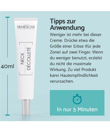 Remescar Neck and Cleavage 40ml - Instant Lift Reduces Folds & Wrinkles in 5 Minutes - Temporary Neck Tightening Solution - Buy Online on GoSupps.com