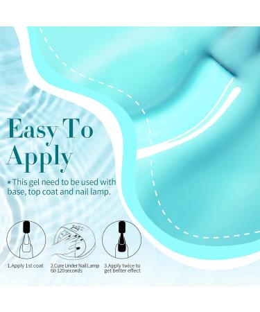 10ml UV Nail Polish Set - Translucent Pastel Gel for DIY Nail Art | Born Pretty Spring Summer Collection - Blue Red Green Yellow Pink Jelly Effect - Buy Online on GoSupps.com