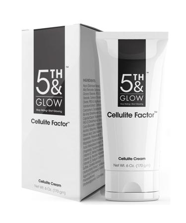 5th & Glow Cellulite Factor Cellulite Cream Skin Firming Lotion for Cellulite Reduces the Appearance of Cellulite Dimples 6 oz