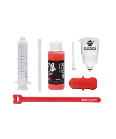 RSN Sports Bleed Kit for Shimano Hydraulic Mountain Bike Brakes with 60ml Mineral Oil
