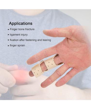 Keenso Finger Splint for Arthritis & Fracture Support | Aluminum Finger Brace for Swelling Relief | Fits Index Middle & Ring Finger 4.3x3.3in - Buy Online on GoSupps.com