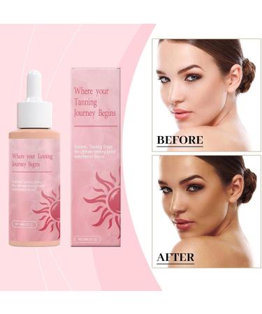 Tanning Drops | 60ml Hydrating Banner | Nourishing Liquid Bronze Glow Replenishing Sun Drops for a Radiant Sagging Complexion - Buy Online on GoSupps.com