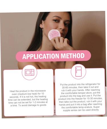 2pcs Eye Cooling Pads | Sleeping Eye Mask for Puffy Eyes | Cold Gel Pack for Massage | Useful Blindfold for Travel and Home Use - Pink - Buy Online on GoSupps.com