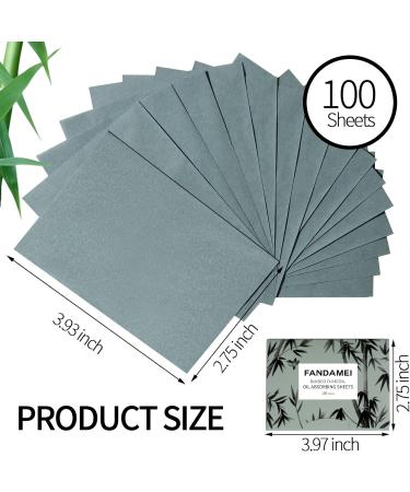 400 Counts Oil Blotting Sheets with Bamboo Charcoal FANDAMEI Blotting Paper for Oily Skin Oil Control Film Oil Absorbing Sheets Oil Absorbing Tissues Bamboo Charcoal - Buy Online on GoSupps.com