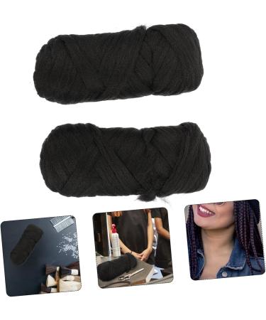 Didiseaon 2 Rolls Brazilian Wool Braid Wig Hair Wire Realistic Women Wig Braid Hair Line Long Hair Wig Hair Extensions Line Braid Hair Wire Long Realistic Wig Natural Hair Wig Hair Accessory 19.9X9X7CM Black - Buy Online on GoSupps.com