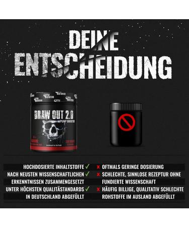 Hardcore Pump Booster Draw Out 2.0 - Caffeine-Free Extreme Pump for Bodybuilders | Ice Tea Peach Flavor - Buy Online on GoSupps.com