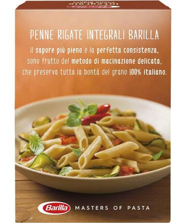  Barilla Barilla Penne Rigate Integrali 100% Italian Solid Grain Pasta 500g (Pack of 10) - Buy Online on GoSupps.com