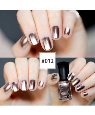 Chrome Nail Polish 4 Colors Metallic Nail Polish Pink Silver Gold Nail Polish Metal Mirror Effect Metallic Nail Polish Nail Varnish Long Lasting Nail Polish No UV Needed - Buy Online on GoSupps.com