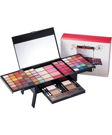 Professional Eyeshadow - Full Makeup 90 Colors Waterproof Eyeshadow - High Pigmentation Concealer Powder Face Blush - Buy Online on GoSupps.com