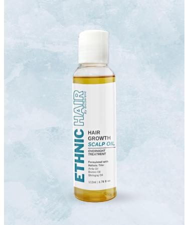 Ethnic Hair Growth Scalp Oil - Overnight Treatment Hair Strengthening Oil For Hair loss treatments hair oil for dry damaged hair and growth Thicker and longer Hair 3.78 OZ