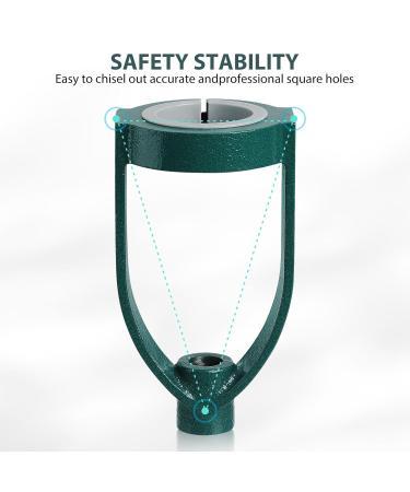 jojofuny Accessoire Adaptateur Perceuse Colonne pour Trou Carr Outil de Localisation Tenon Convertisseur Mortaise Fer Compact et Facile Installer - Buy Online on GoSupps.com
