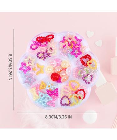 3D Pearl Bow Nail Charms Colorful Nail Art Charms Nail Gems for Nail Decorations Multi-shape Star Bowknot Pearl Heart Nail Art Gems for Girls Women DIY Nail Accessories for Nail Salon - Buy Online on GoSupps.com