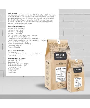 Avantis Pet Pure Grain Free Adult Dog Food for Adult Dogs of All Breeds 2 kg 100% complete and balanced food with Chicken and without cereals for dogs suffering from intolerance and - Buy Online on GoSupps.com