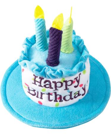 Ushang Pet Birthday Party Set - Blue Cat Happy Birthday Hat with Candles & Bandana Scarfs | Cat Birthday Supplies & Decorations - Buy Online on GoSupps.com