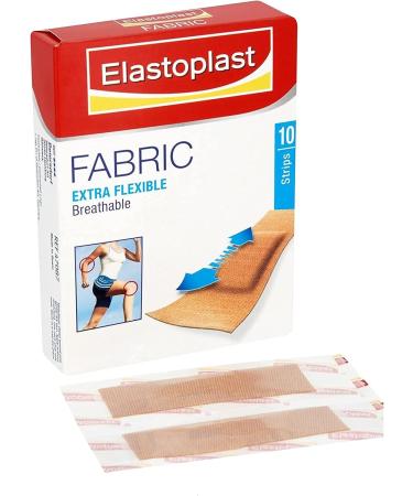 Buy Elastoplast Fabric Plasters 10s - Durable Flexible & Ideal for All Skin Types | International Shipping Available - Buy Online on GoSupps.com