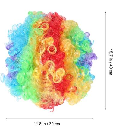 LALAFINA Halloween Costume Cosplay Accessories Jester Costume 1Pc Funny Stylish Masquerade Clown Party Prop Hair Performance for Fans Costume Cosplay Wig - Buy Online on GoSupps.com