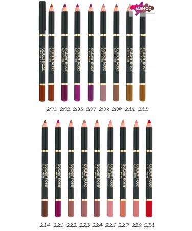 Buy Golden Rose Lip Liner Pencil (223) - Long-Lasting Color & Precision | International Shipping Available - Buy Online on GoSupps.com