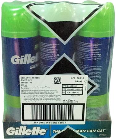  Gillette Series Beard Gel for sensitive skin 200 ml - Buy Online on GoSupps.com