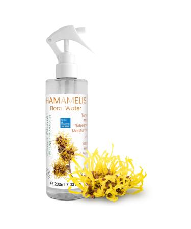 bleu & marine Bretania Witch Hazel Water Concentrated 200ml Hydrosol (Water Steam Detangling) Witch's Water Face Toner Pharmaceutical Grade