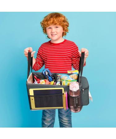 Auto Organizer Storage Box for Kids - Car Travel Accessories with Cup Holders Tissue Box & Storage for Toys Books & Snacks - Buy Online on GoSupps.com