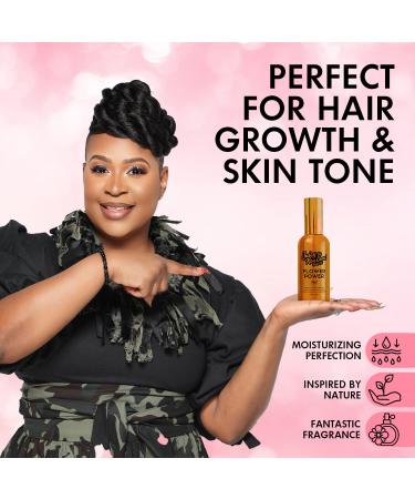 Natural Body Oil Spray - Black Seed Olive & Vitamin E for Scar Repair Eczema Psoriasis & Moisturizing | 3.4 oz - Flower Power - Buy Online on GoSupps.com