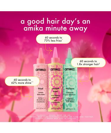 Amika Smooth Over Frizz-Fighting Treatment Mask - Nourish & Tame Hair | Shop Now Internationally - Buy Online on GoSupps.com