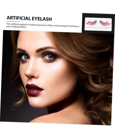 ABOOFAN 15 Pairs Halloween False Eyelashes Eye Lashes Extension for Halloween Red Fake Lashes for Costume Party Halloween Makeup Eyelashes Dramatic Eyelashes Imported Fiber Prom Extend 5d - Buy Online on GoSupps.com
