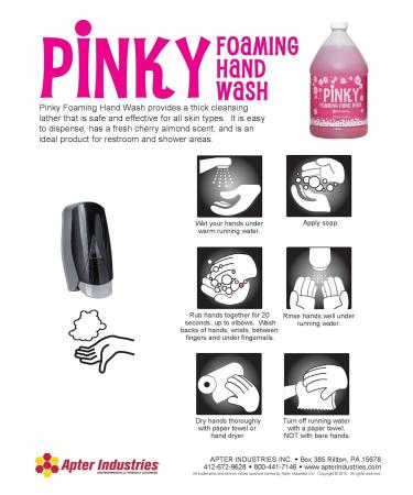 Pinky Foaming Hand Soap - 1 Gallon | Thick Cleansing Soap for All Skin Types | Effective & Gentle International Shipping - Buy Online on GoSupps.com