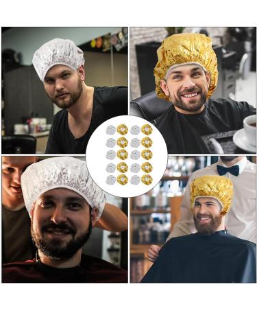 Alipis Lot de 20 Bonnets en Aluminium pour Capillaire R utilisables 10 Dor s et 10 Argent s Bonnets Chauffants pour Soins Profonds et Coloration des Cheveux Adapt s Salon de Coiffure - Buy Online on GoSupps.com