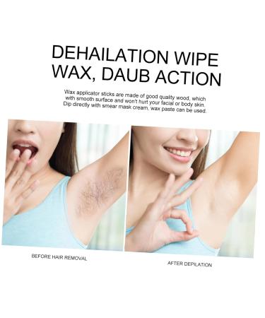 DOITOOL 150pcs Wax Stick for Hair Removal - Premium Wooden Sticks for Smooth Skin Conveniently Bagged for Easy Use - Buy Online on GoSupps.com