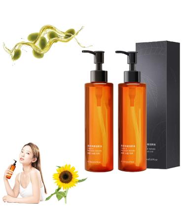 Black Tea Makeup Remover Cleansing Oil Facial Cleansing Oil Black Tea Anti-Aging Cleansing Oil Deep Cleansing Oil Refreshing Non-Greasy Makeup Remover Oil