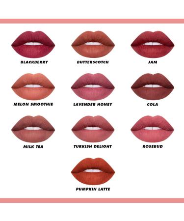 Lime Crime Plushies Soft Matte Lipstick Jam (Deep Red) - Blackberry Candy Scent - Long-Lasting & Comfortable All-Day Wear | Talc-Free & Paraben-Free - Buy Online on GoSupps.com